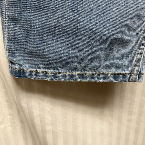 Levi's 505 Men's Jeans Regular Fit 34x30 Blue Medium Wash Stretch Straight Leg - Picture 11 of 13